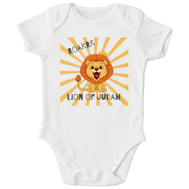 Kinder Bio Body „Roar“ – Christlicher Baby Body aus Bio-Baumwolle | by-grace.store