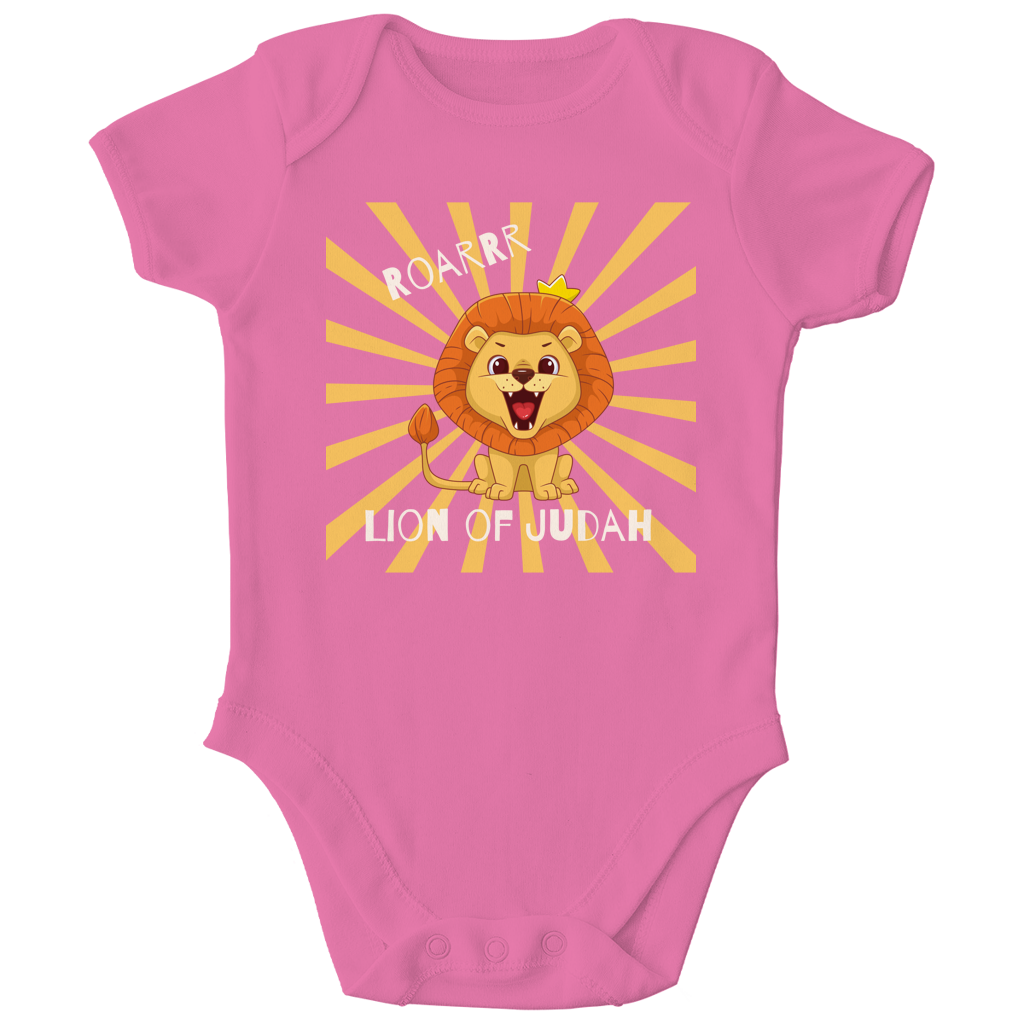 Kinder Bio Body „Roar“ – Christlicher Baby Body aus Bio-Baumwolle | by-grace.store