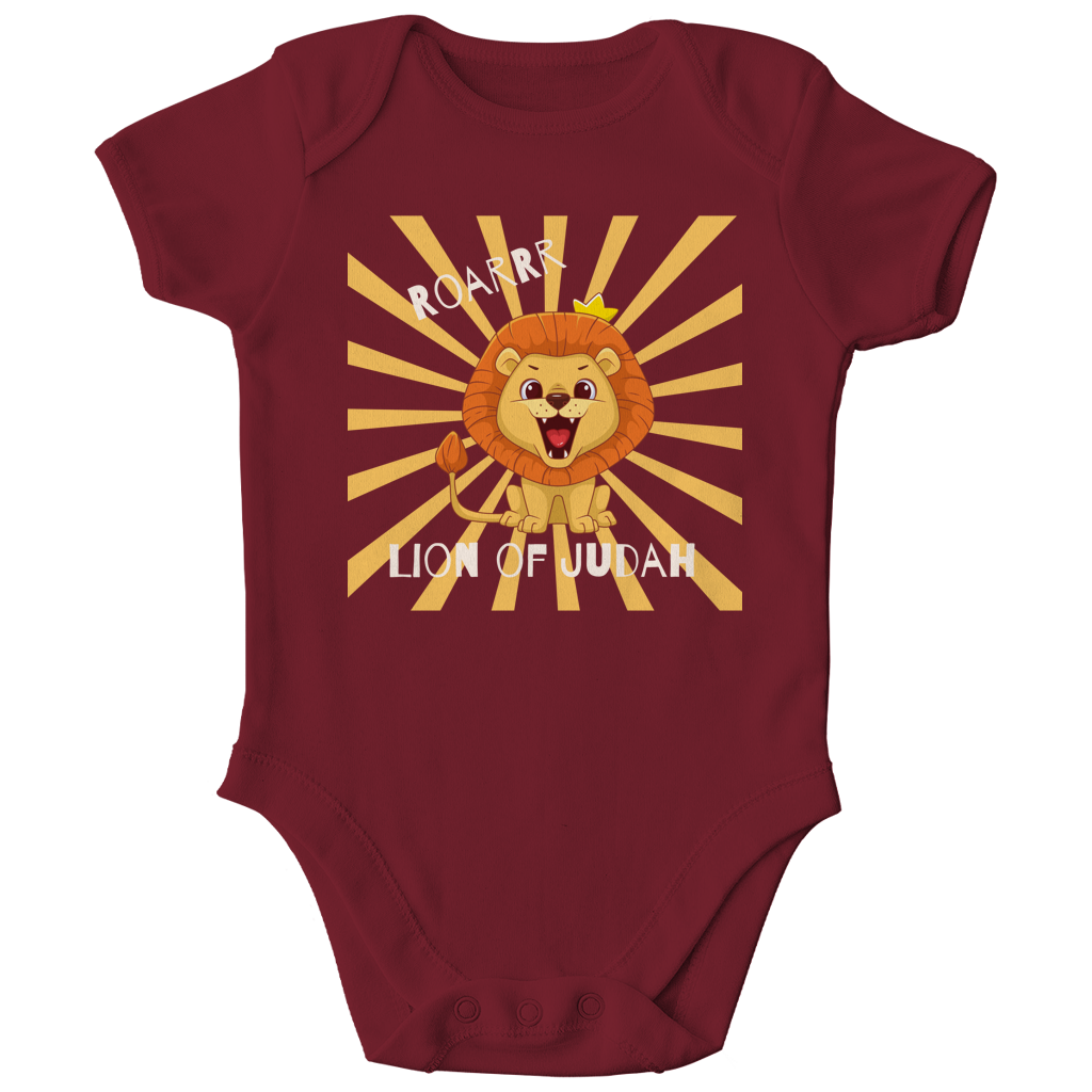 Kinder Bio Body „Roar“ – Christlicher Baby Body aus Bio-Baumwolle | by-grace.store