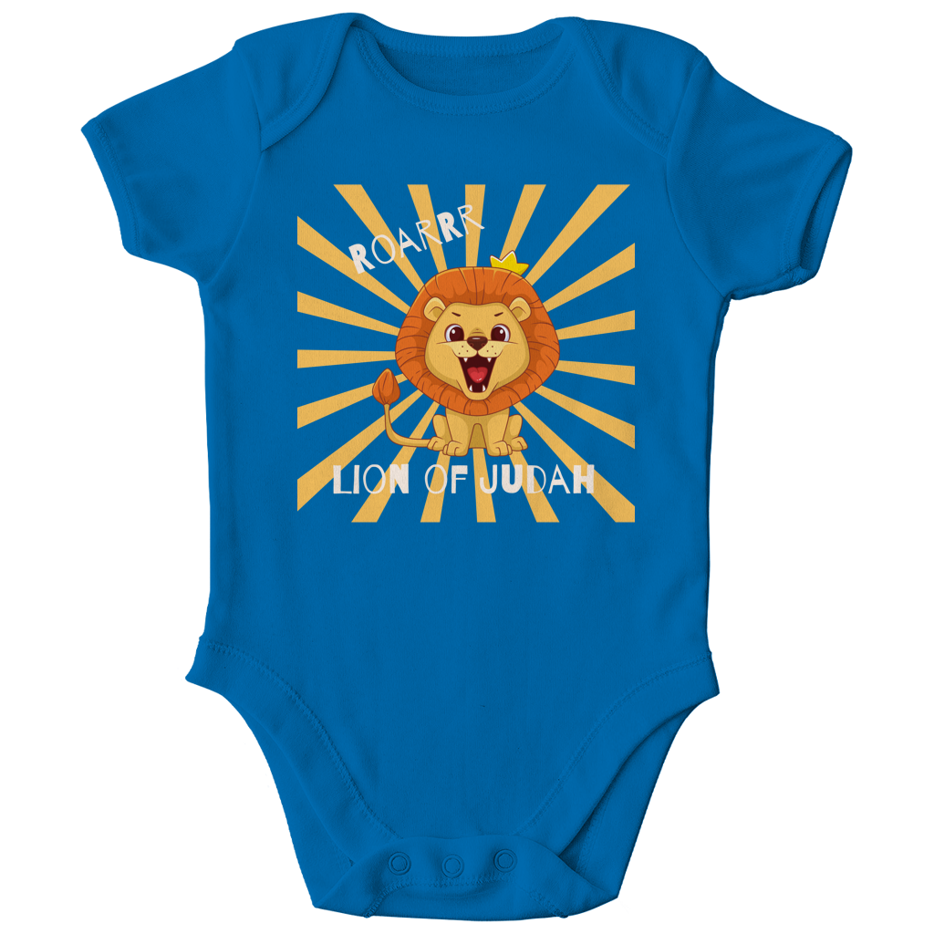 Kinder Bio Body „Roar“ – Christlicher Baby Body aus Bio-Baumwolle | by-grace.store