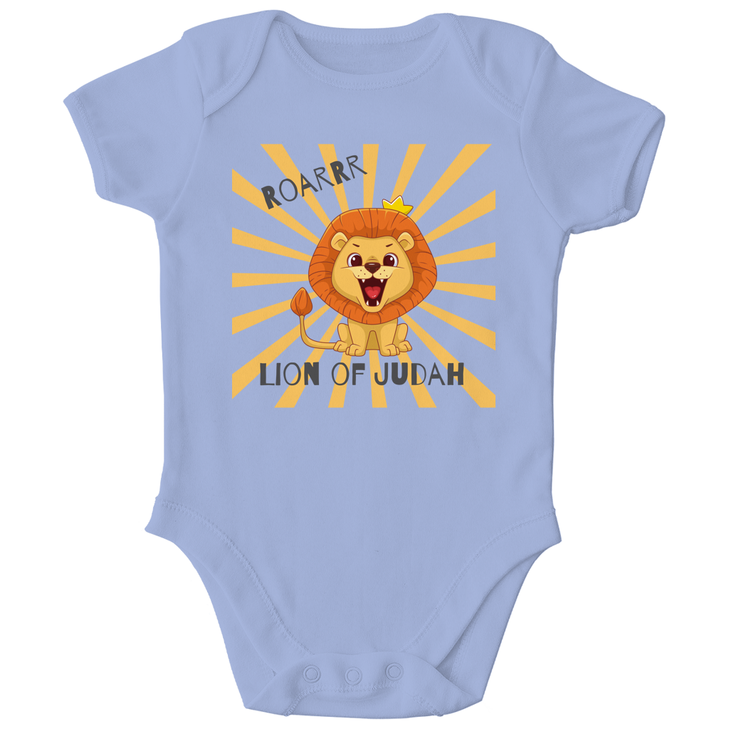Kinder Bio Body „Roar“ – Christlicher Baby Body aus Bio-Baumwolle | by-grace.store