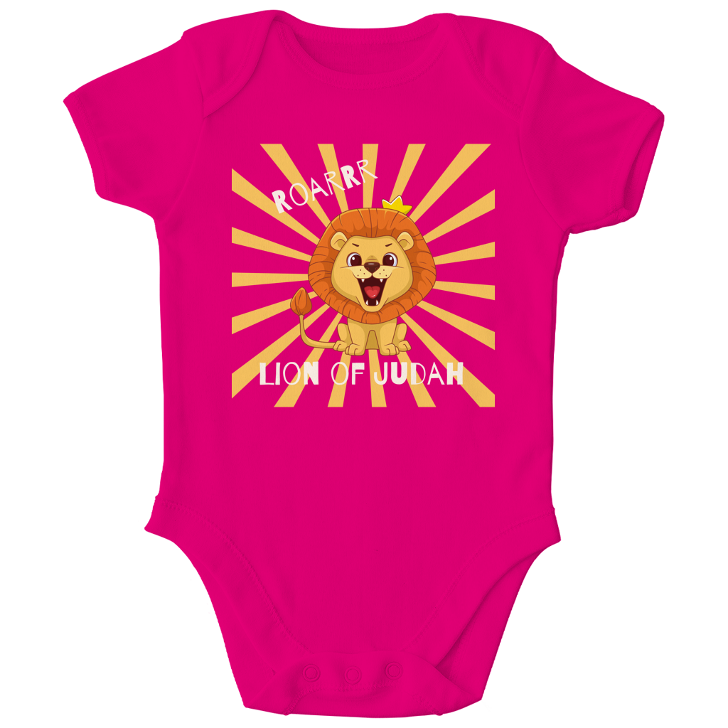 Kinder Bio Body „Roar“ – Christlicher Baby Body aus Bio-Baumwolle | by-grace.store