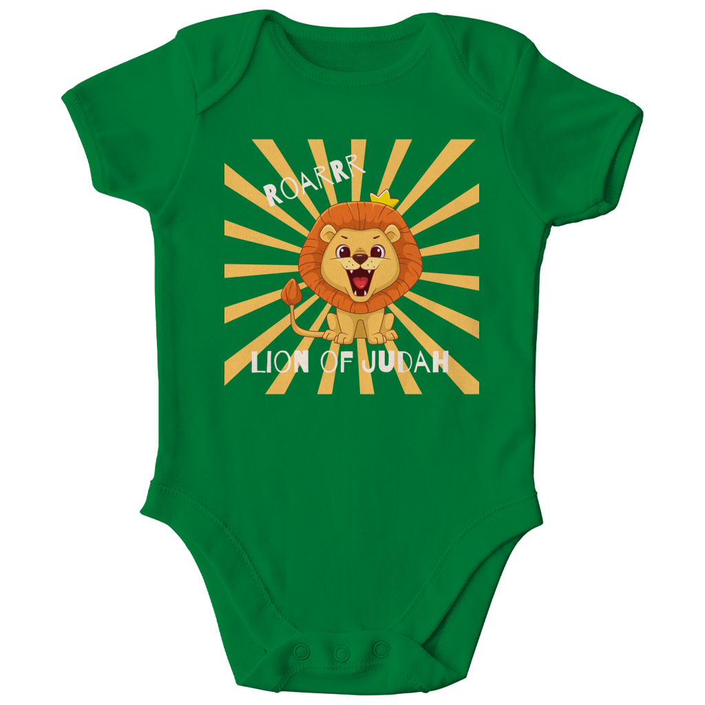 Kinder Bio Body „Roar“ – Christlicher Baby Body aus Bio-Baumwolle | by-grace.store