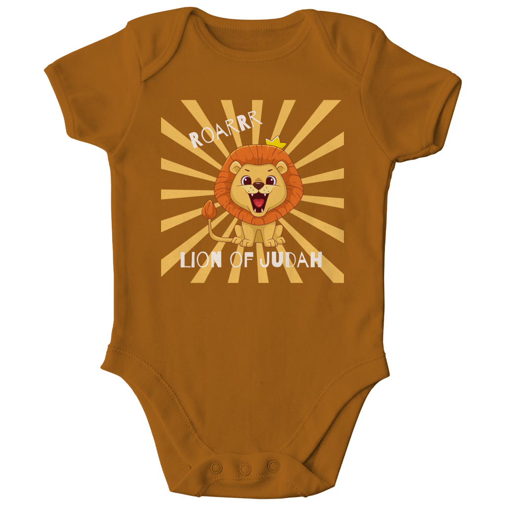 Kinder Bio Body „Roar“ – Christlicher Baby Body aus Bio-Baumwolle | by-grace.store