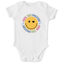 Kinder Bio Body „Seek the Positive“ – Nachhaltiger Baby Body aus Bio-Baumwolle | by-grace.store