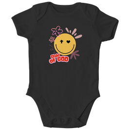 Kinder Bio Body „Child of God“ – Christlicher Baby Body aus Bio-Baumwolle | by-grace.store