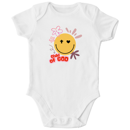 Kinder Bio Body „Child of God“ – Christlicher Baby Body aus Bio-Baumwolle | by-grace.store