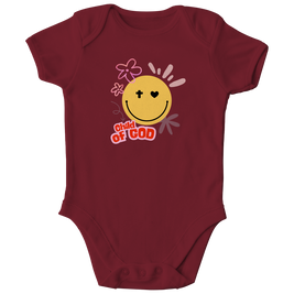 Kinder Bio Body „Child of God“ – Christlicher Baby Body aus Bio-Baumwolle | by-grace.store