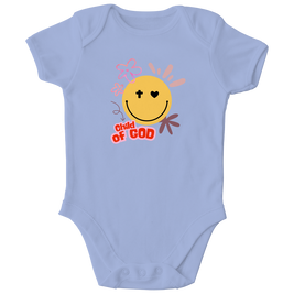 Kinder Bio Body „Child of God“ – Christlicher Baby Body aus Bio-Baumwolle | by-grace.store
