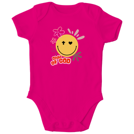 Kinder Bio Body „Child of God“ – Christlicher Baby Body aus Bio-Baumwolle | by-grace.store