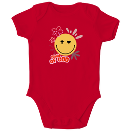 Kinder Bio Body „Child of God“ – Christlicher Baby Body aus Bio-Baumwolle | by-grace.store