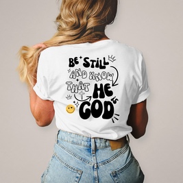 Damen T-Shirt „He is God“ – Christliches Statement Shirt | Glaube & Jesus