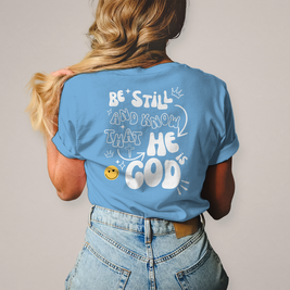 Damen T-Shirt „He is God“ – Christliches Statement Shirt | Glaube & Jesus