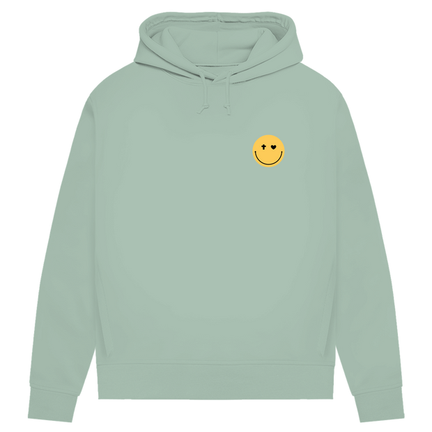 Damen Premium Bio Hoodie "He is God"