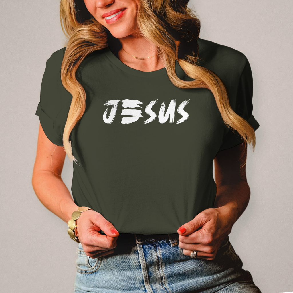 Jesus T-Shirt Damen – Christliches Baumwollshirt