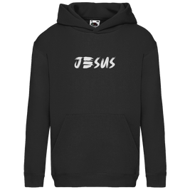 Kids Basic Hoodie „JESUS“ – by-grace.store