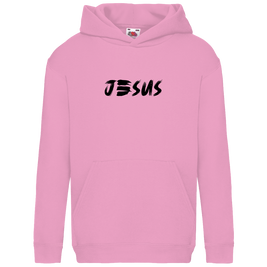Kids Basic Hoodie „JESUS“ – by-grace.store