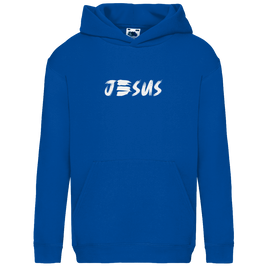 Kids Basic Hoodie „JESUS“ – by-grace.store