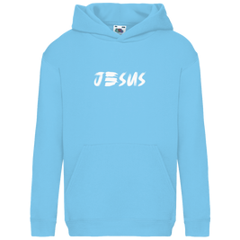 Kids Basic Hoodie „JESUS“ – by-grace.store