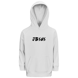 Kinder Premium Bio Hoodie „JESUS“ – by-grace.store