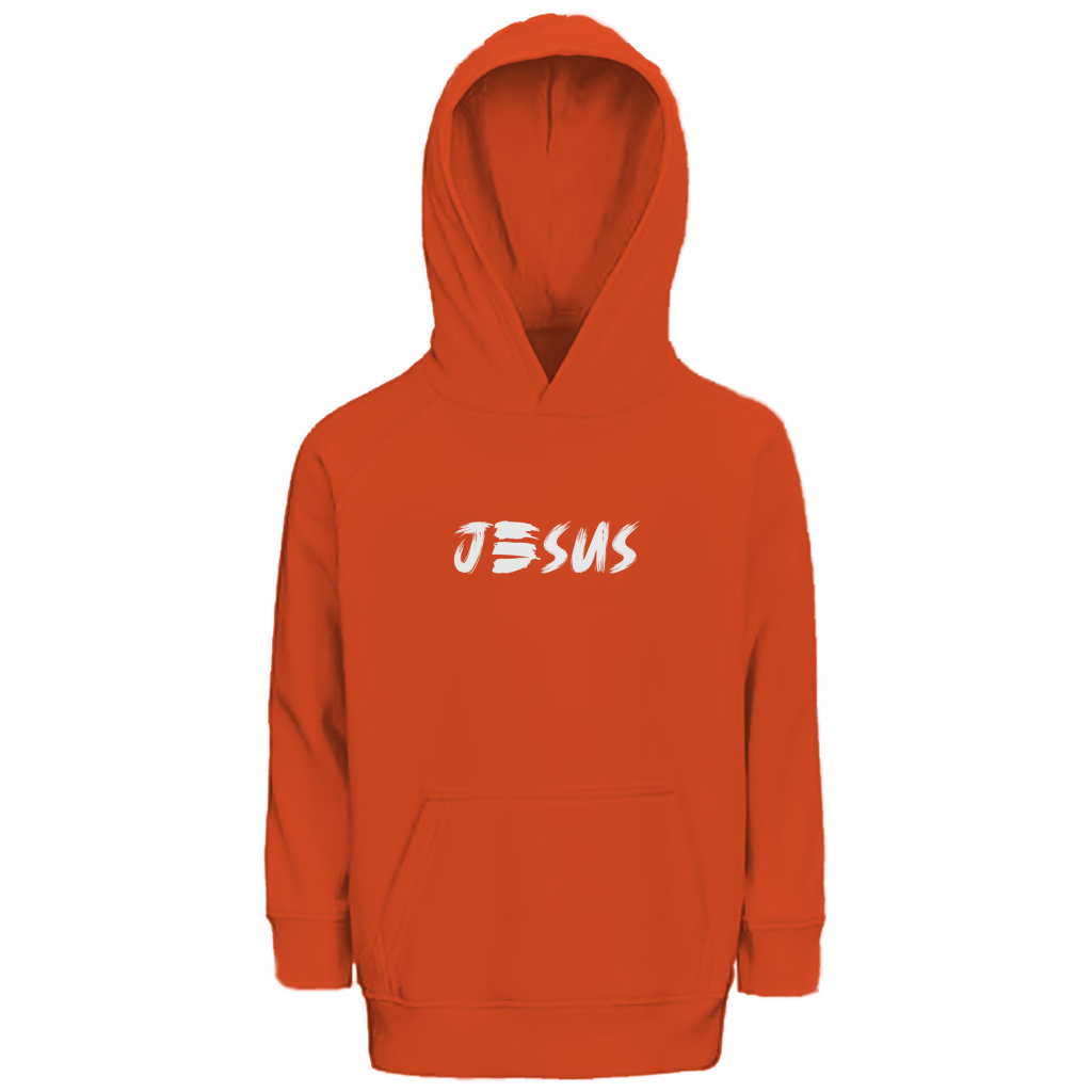 Kinder Premium Bio Hoodie „JESUS“ – by-grace.store