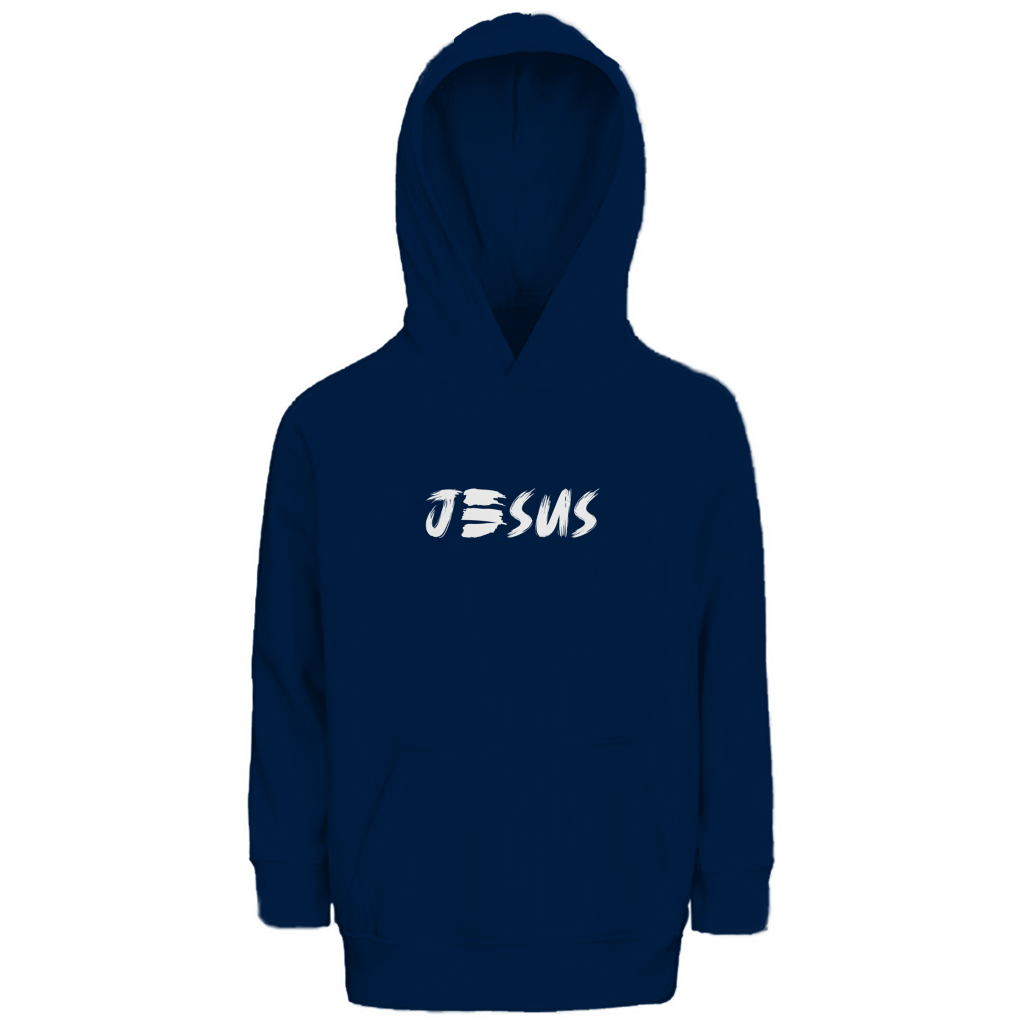 Kinder Premium Bio Hoodie „JESUS“ – by-grace.store
