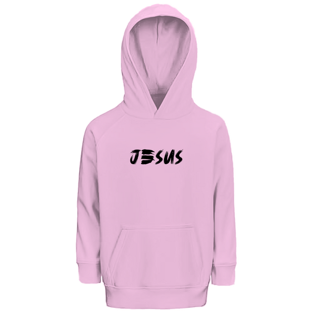 Kinder Premium Bio Hoodie „JESUS“ – by-grace.store