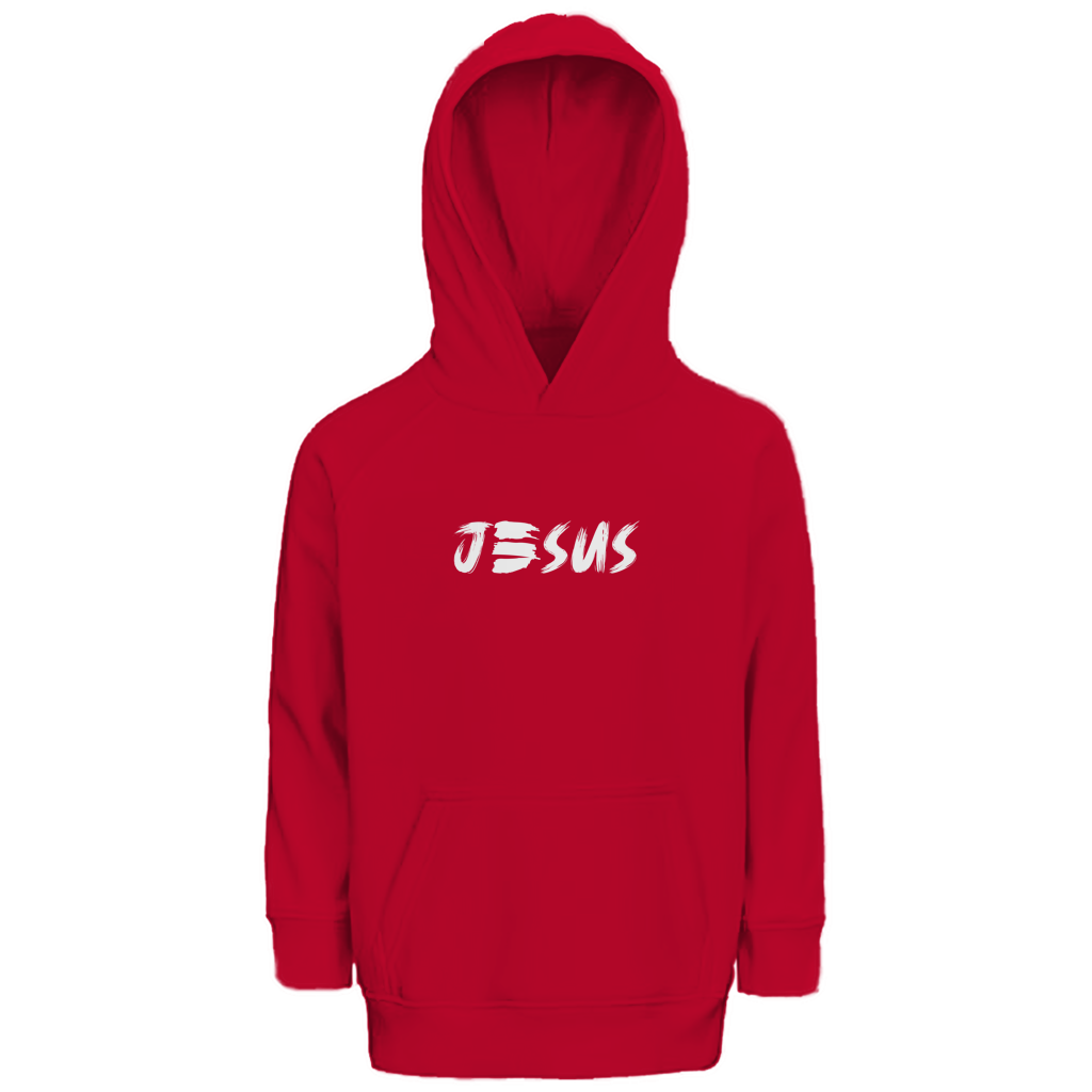 Kinder Premium Bio Hoodie „JESUS“ – by-grace.store