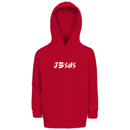 Kinder Premium Bio Hoodie „JESUS“ – by-grace.store