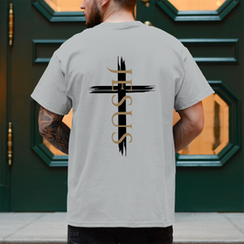 Jesus Kreuz T-Shirt Herren – Christliches Shirt