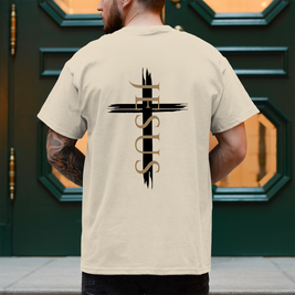 Jesus Kreuz T-Shirt Herren – Christliches Shirt