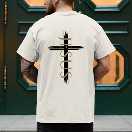 Jesus Kreuz T-Shirt Herren – Christliches Shirt