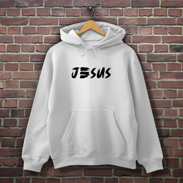 Herren Hoodie „JESUS“ | Christlicher Hoodie mit Glaubensstatement