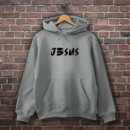Herren Hoodie „JESUS“ | Christlicher Hoodie mit Glaubensstatement