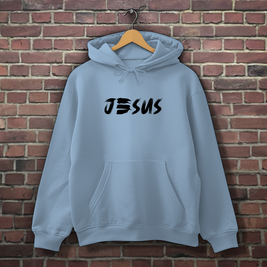Herren Hoodie „JESUS“ | Christlicher Hoodie mit Glaubensstatement