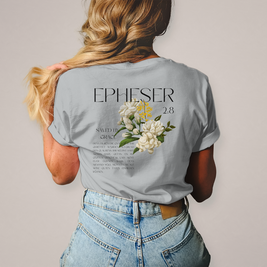 Christliches Damen T-Shirt „Saved“ – Bibelvers Shirt Frauen | Baumwolle | by Grace