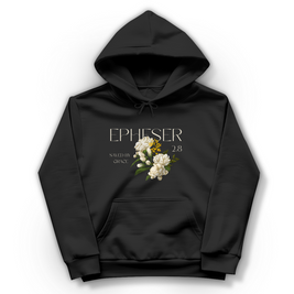 Christlicher Damen Hoodie „Saved“ – Gerettet durch Gnade | Bibelvers Hoodie