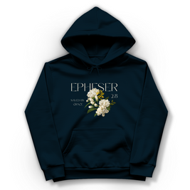 Christlicher Damen Hoodie „Saved“ – Gerettet durch Gnade | Bibelvers Hoodie