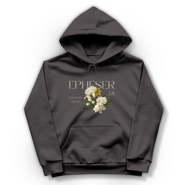 Christlicher Damen Hoodie „Saved“ – Gerettet durch Gnade | Bibelvers Hoodie