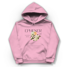 Christlicher Damen Hoodie „Saved“ – Gerettet durch Gnade | Bibelvers Hoodie