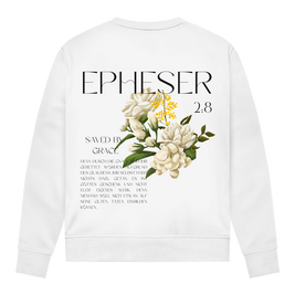 Christliches Damen Sweatshirt „Saved“ – Glaube & Grace | Bibelvers Pullover