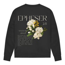Christliches Damen Sweatshirt „Saved“ – Glaube & Grace | Bibelvers Pullover