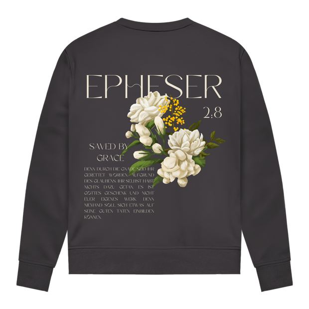 Christliches Damen Sweatshirt „Saved“ – Glaube & Grace | Bibelvers Pullover