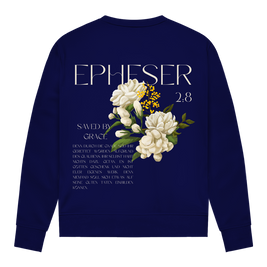 Christliches Damen Sweatshirt „Saved“ – Glaube & Grace | Bibelvers Pullover