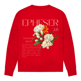 Christliches Damen Sweatshirt „Saved“ – Glaube & Grace | Bibelvers Pullover