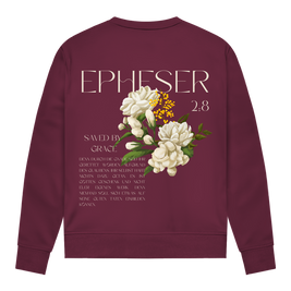 Christliches Damen Sweatshirt „Saved“ – Glaube & Grace | Bibelvers Pullover