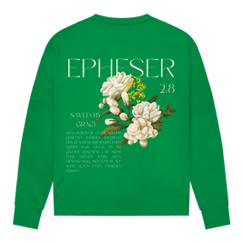 Christliches Damen Sweatshirt „Saved“ – Glaube & Grace | Bibelvers Pullover
