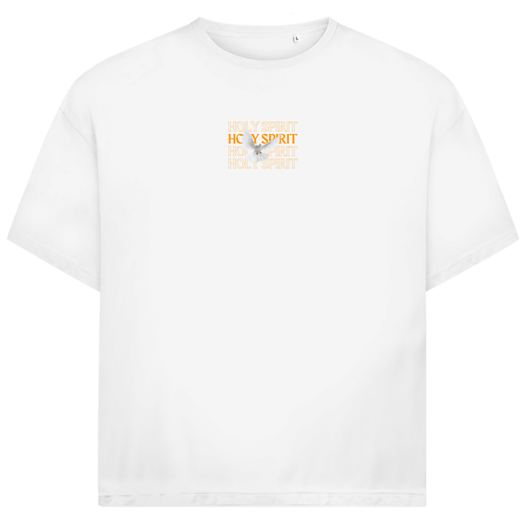 Christliches Oversize T-Shirt „Holy Spirit“ – Unisex Faith JJ Streetwear Shirt
