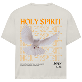 Christliches Oversize T-Shirt „Holy Spirit“ – Unisex Faith JJ Streetwear Shirt