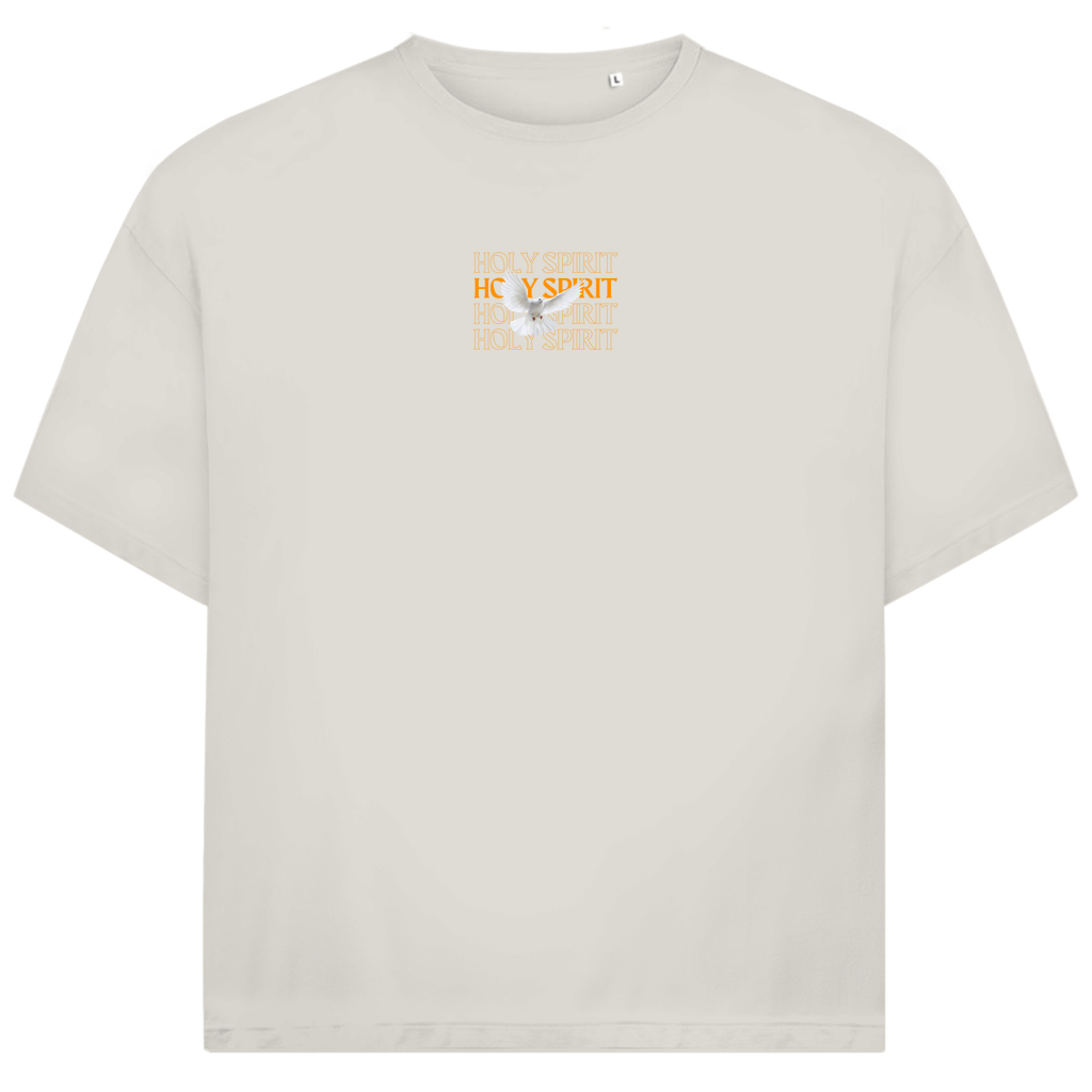 Christliches Oversize T-Shirt „Holy Spirit“ – Unisex Faith JJ Streetwear Shirt